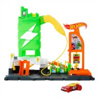 Игровой набор Mattel Заправочная станция для суперзарядки Hot Wheels HTN79