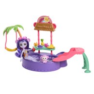 Игровой набор Mattel Тропический бассейн Обезьянка Мэгги Enchantimals HTW73