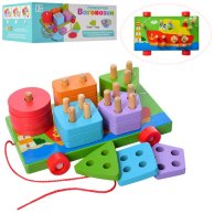Развивающая деревянная игрушкаГеометрика 18см Limo toys MD 1262