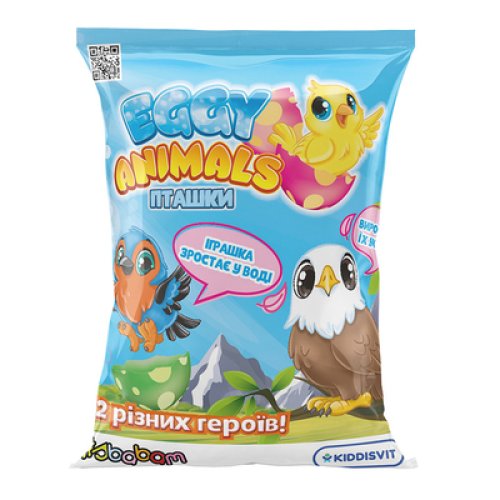 Іграшка-сюрприз, що зростає в яйці #sbabam Пташки Eggy Animals 91/CN22