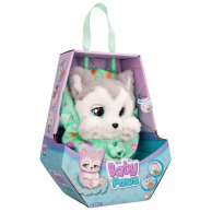 Мягкая интерактивная игрушка Baby Paws Щенок Хаски Флоуи, 21,5 см 917644IM