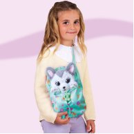 Мягкая интерактивная игрушка Baby Paws Щенок Хаски Флоуи, 21,5 см 917644IM