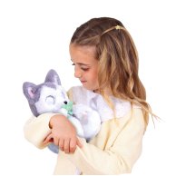 Мягкая интерактивная игрушка Baby Paws Щенок Хаски Флоуи, 21,5 см 917644IM
