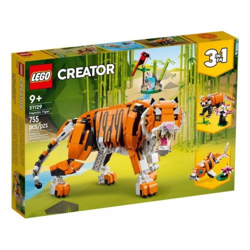 Конструктор Lego Creator Величественный тигр 3в1, 755 деталей 31129
