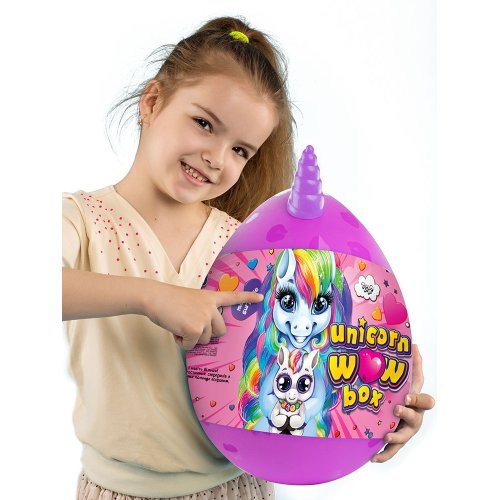 Набор для творчества Danko Toys Яйцо Единорог Unicorn WOW Box (укр) UWB-01-01U