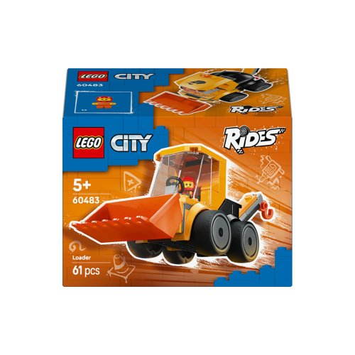 Конструктор Lego City Автомобили — Строительный погрузчик, 61 деталь 60483