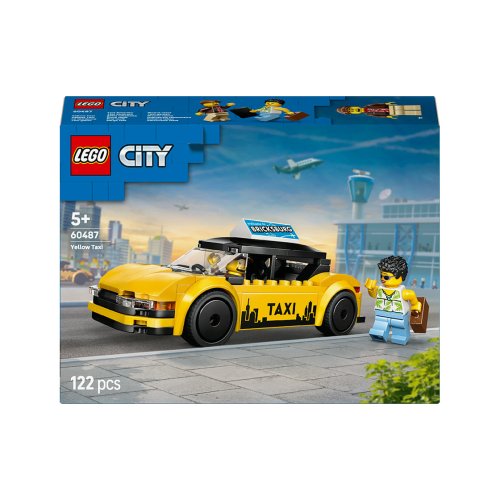 Конструктор Lego City Желтое такси, 122 детали 60487