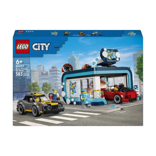 Конструктор Lego City Тоннельная автомойка, 583 деталей 60497