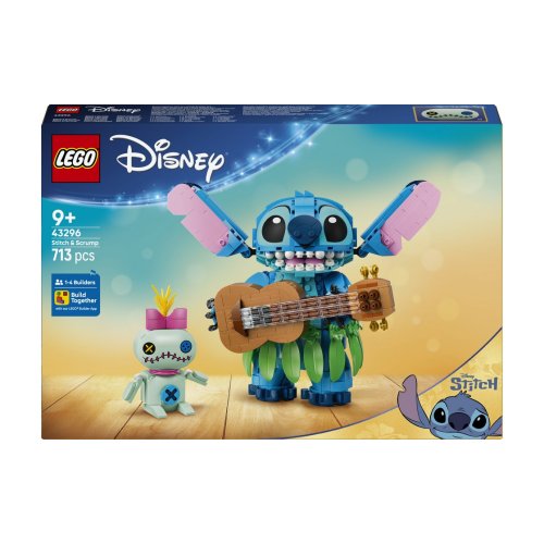 Конструктор Lego Disney Stitch Стич и Страхопудка, 713 деталей 43296
