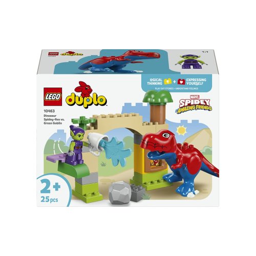 Конструктор Lego Duplo Marvel Динозавр Spidey-Rex против Зеленого Гоблина, 25 деталей 10463
