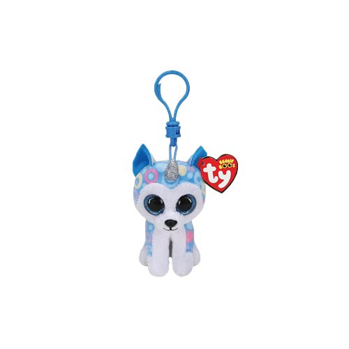 Мягкая игрушка-брелок TY Beanie Boo`s Хаски с рогом Helena, 12 см 35235