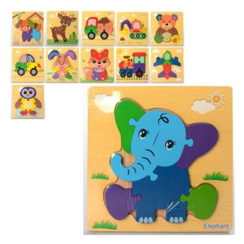 Деревянная игрушка Пазлы (MD2453)