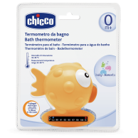 Игрушка-термометр Chicco Рыбка для ванной, желтая 06564.00