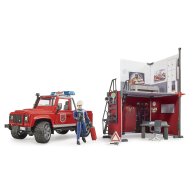 Игрушечный набор пожарная станция с Land Rover Defender (62701)