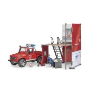 Игрушечный набор пожарная станция с Land Rover Defender (62701)