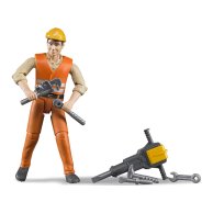 Игровая фигурка Bruder Строитель, 11 см 60020