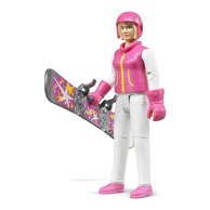 Игровая фигурка Bruder Сноубордистка, 11 см 60420