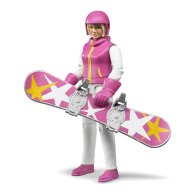 Игровая фигурка Bruder Сноубордистка, 11 см 60420