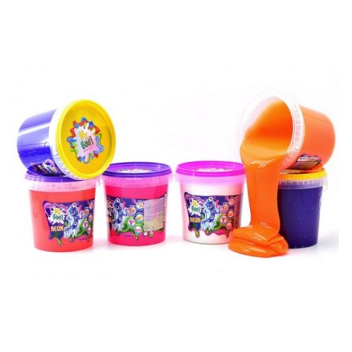 Лизун-антистрес Mr.Boo Big Boo NEON у відрі 1л A80051