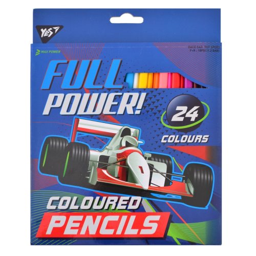 Карандаши YES "Full Power" 24 цв. (290548)