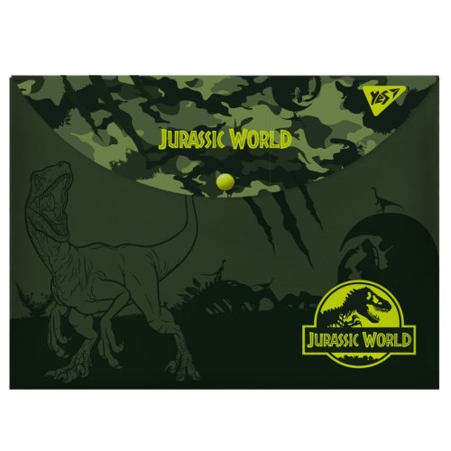 Папка-конверт YES на кнопке "JURASSIC WORLD" (491739)