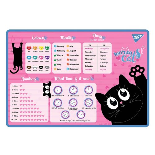 Подкладка для стола YES "Meow" English (491655)