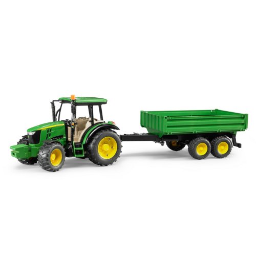 Машинка Bruder Трактор John Deere 5115 M с прицепом 02108
