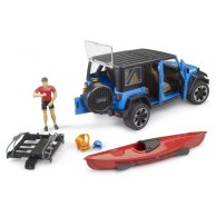Игровой набор Bruder Машина Jeep Wrangler Rubicon Unlimited с каяком и фигуркой 02529