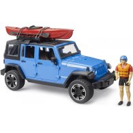 Игровой набор Bruder Машина Jeep Wrangler Rubicon Unlimited с каяком и фигуркой 02529