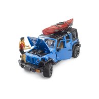Игровой набор Bruder Машина Jeep Wrangler Rubicon Unlimited с каяком и фигуркой 02529