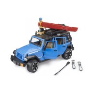 Игровой набор Bruder Машина Jeep Wrangler Rubicon Unlimited с каяком и фигуркой 02529