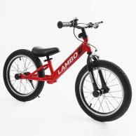 Беговел Corso Lambo Велобег колеса 16 дюймов, красный LB-16745