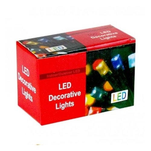 Гирлянда электрическая белая, синяя, розовая, красная, фиолет 200л LED 5-264 6-183 (6366)