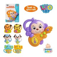 Погремушка Limo toys  животное, 12см, муз,св, бат, 855-58-59-60-61A