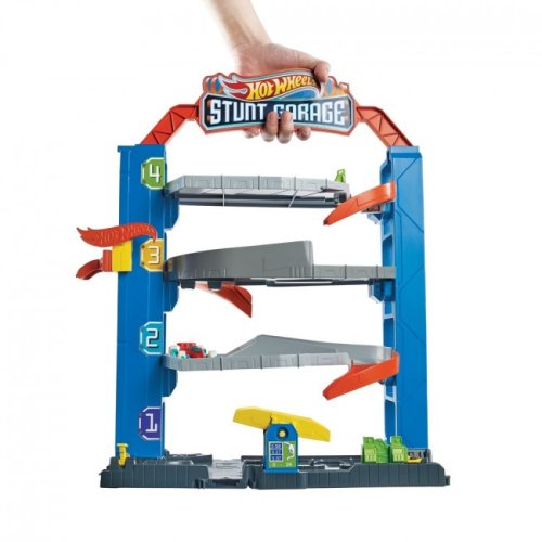 Игрушка Mattel Четырехэтажный гараж для машинок Hot Wheels GNL70
