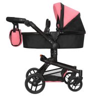 Коляска для куклы Carrello Fortuna 2в1 с сумкой 9695 PEACH PINK