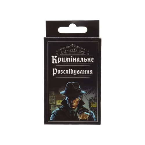 Карточная развлекательная игра Strateg Уголовное расследование, укр 30418
