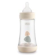 Пластиковая бутылочка Chicco PERFECT 5, средний поток, 2м+, 240 мл 20223.30.40