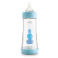 Бутылочка для кормления Chicco PERFECT 5, 4+ мес., 300 мл, голубая 20235.20.40