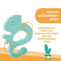 Прорезыватель для зубов Chicco Игуана, голубой 28110.20