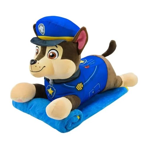 Мягкая игрушка с пледом Paw Patrol Щенячий патруль Гонщик KH71/001L