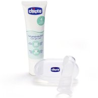 Набор Chicco Гель для десен 2в1+ зубная щетка-массажер 11262.00