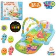 Коврик для младенца Limo Toy с дугой и подвесками, 72х45 см M 5500