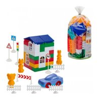 Детский конструктор Colorplast Лидер №2 80 деталей 1-220