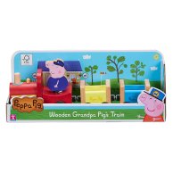 Деревянный игровой набор Peppa Pig Паровозик дедушки Пеппы 07210