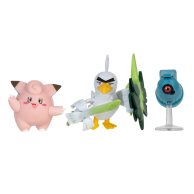 Набор игровых фигурок Pokemon W18 Клефейри, Белдум, Сирфетч'д PKW3057