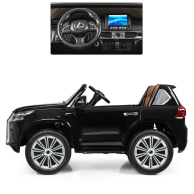 Детский электромобиль Bambi Lexus LX570 4WD, черный M 3906EBLRS-2