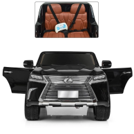 Детский электромобиль Bambi Lexus LX570 4WD, черный M 3906EBLRS-2