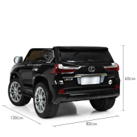 Детский электромобиль Bambi Lexus LX570 4WD, черный M 3906EBLRS-2