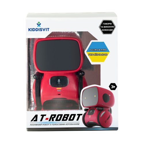 Интерактивный робот AT-Robot с голосовым управлением, красный AT001-01-UKR